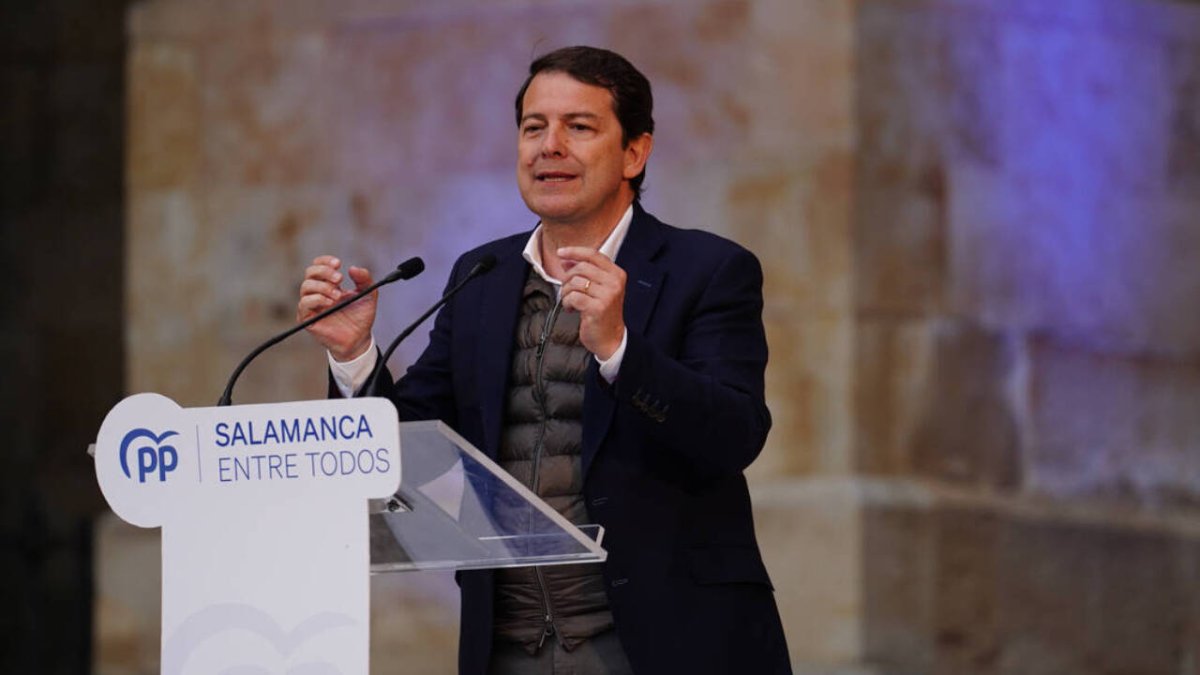 Foto de archivo del presidente de la Junta de Castilla y León, Alfonso Fernández Mañueco