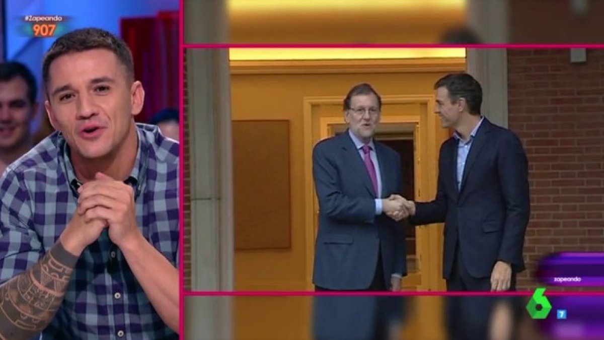 La Sexta ridiculiza a Sánchez delante de Rajoy con el chiste más humillante