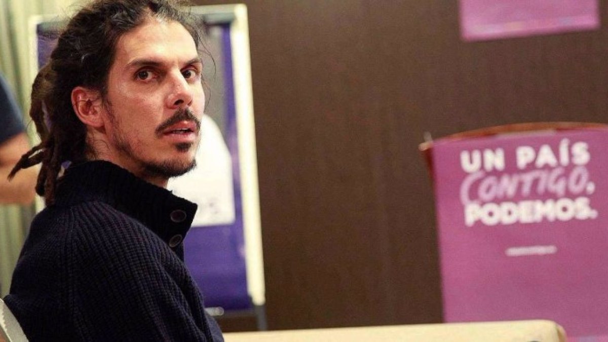 El diputado de Podemos por Canarias Alberto Rodríguez.