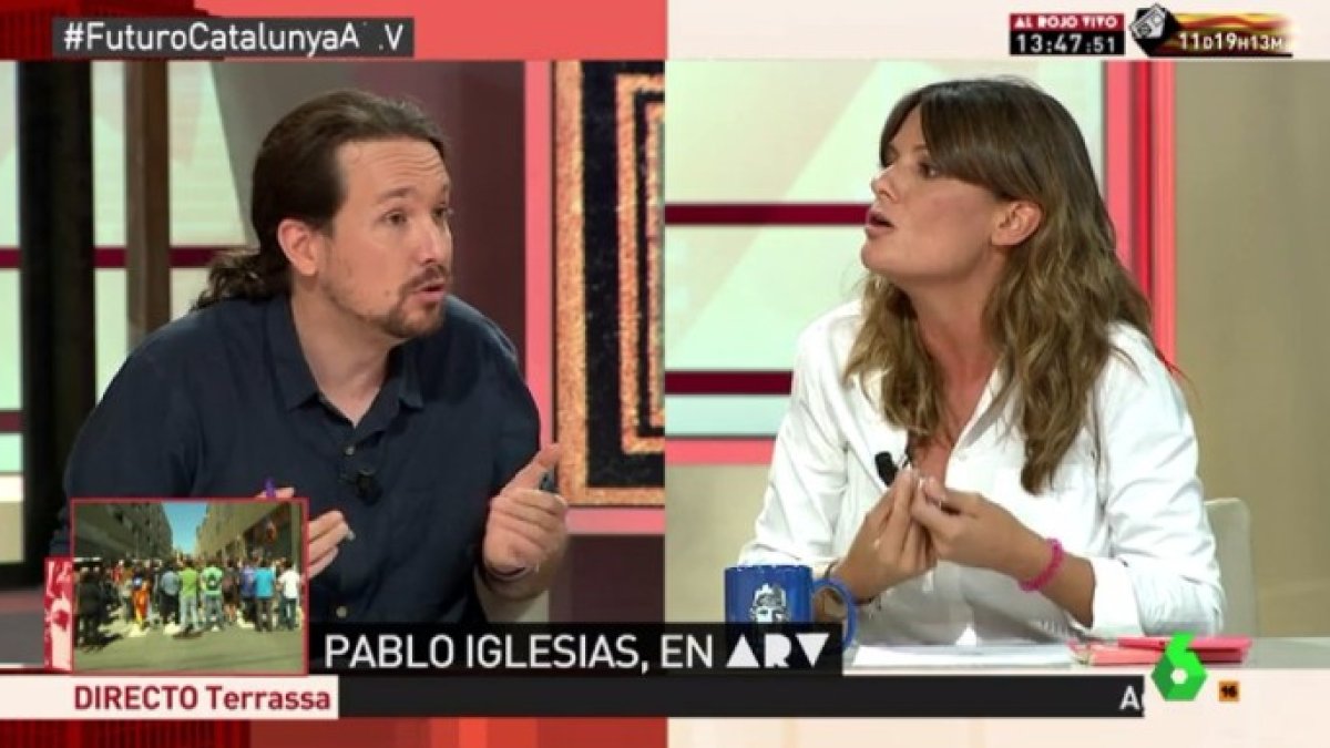 El gesto de Iglesias a una periodista en La Sexta que abochorna a las mujeres
