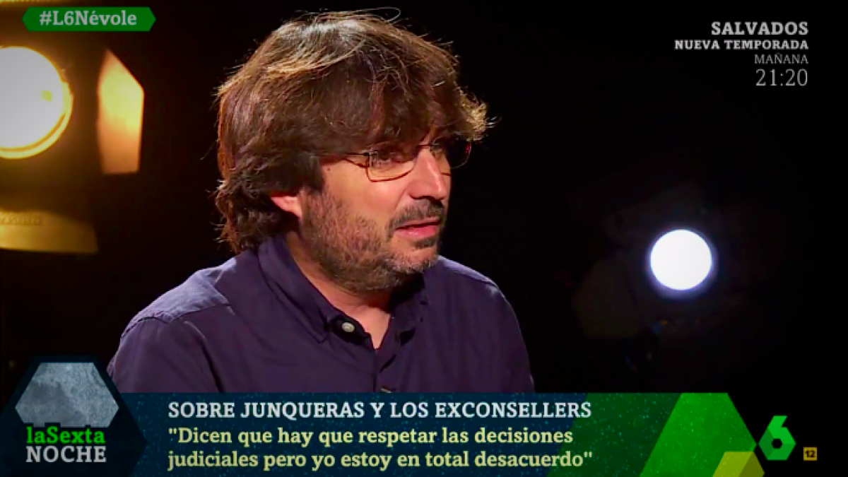 Jordi Évole, en 'La Sexta Noche'.