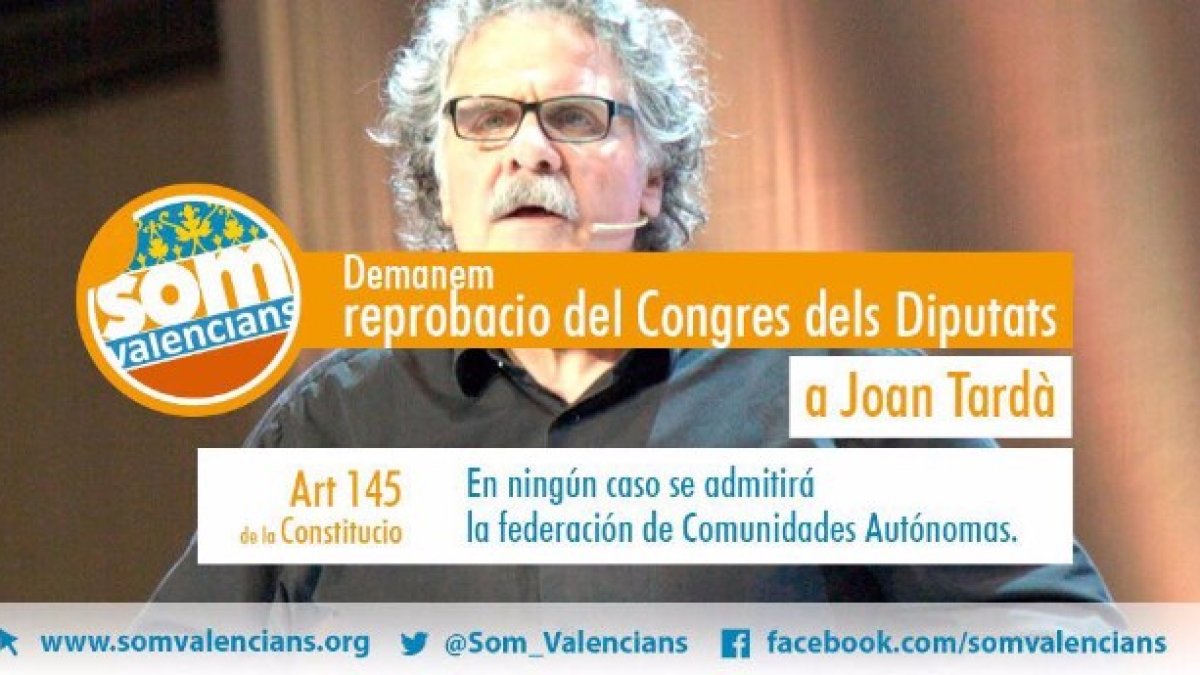 Más vale Tardà que nunca: piden la reprobación del diputado