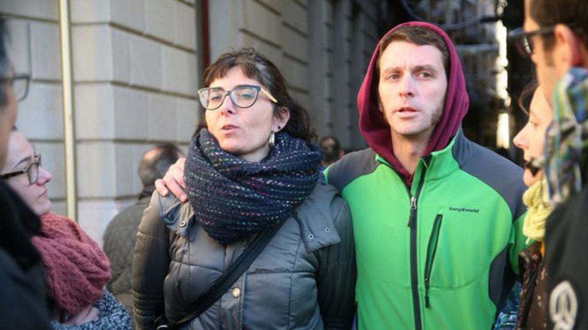 Marta Llorens y Oriol Ciurana, ambos concejales de la CUP en Reus.