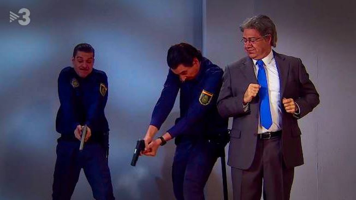 Un momento de la desafortunada representación.