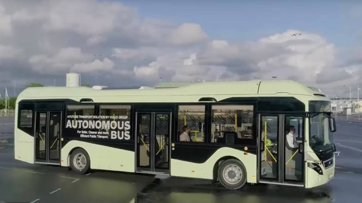 Volvo autobús autónomo