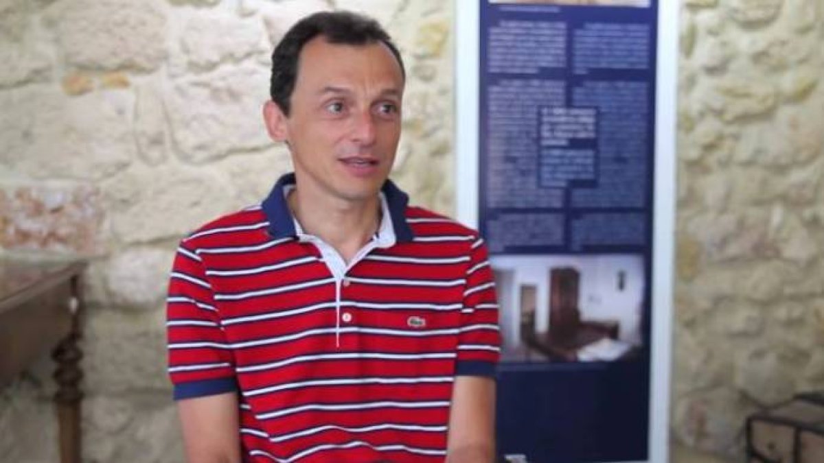 Pedro Duque en una entrevista concedida al Ayuntamiento de Xàbia