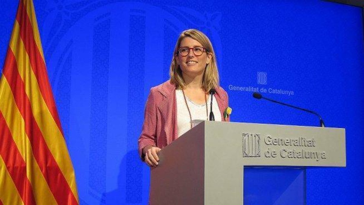 La portavoz de Torra niega la violencia y abronca a Sánchez por no dialogar