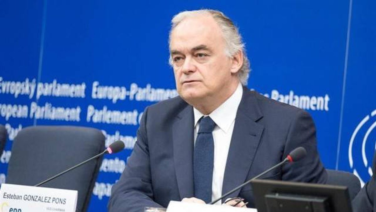 El candidato del PP al Parlamento Europeo, Esteban González Pons.