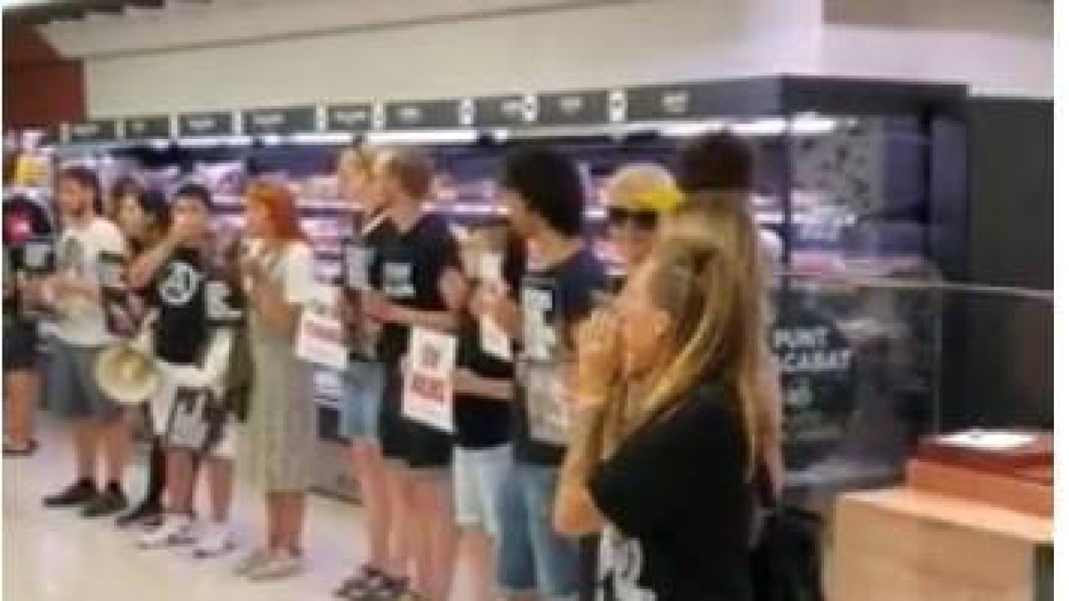Veganos en Mercadona