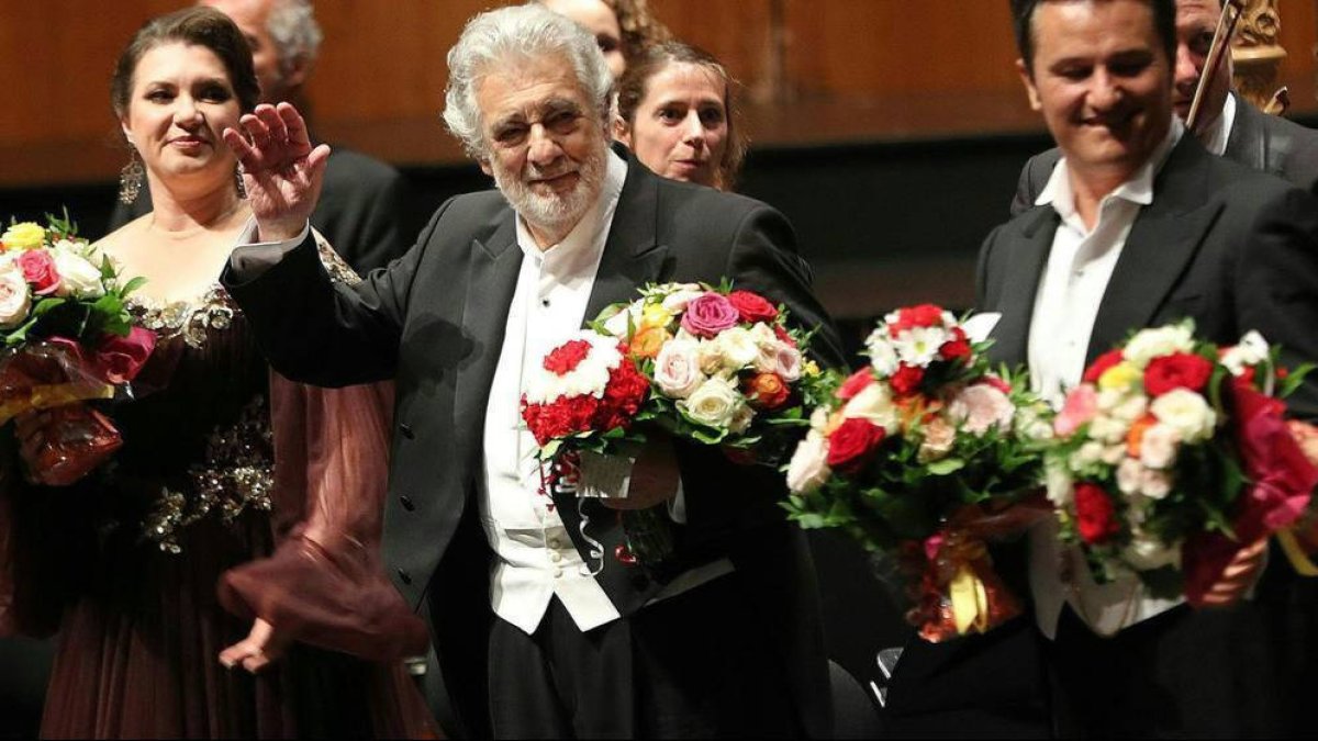 Plácido Domingo, aclamado en Salzburgo.