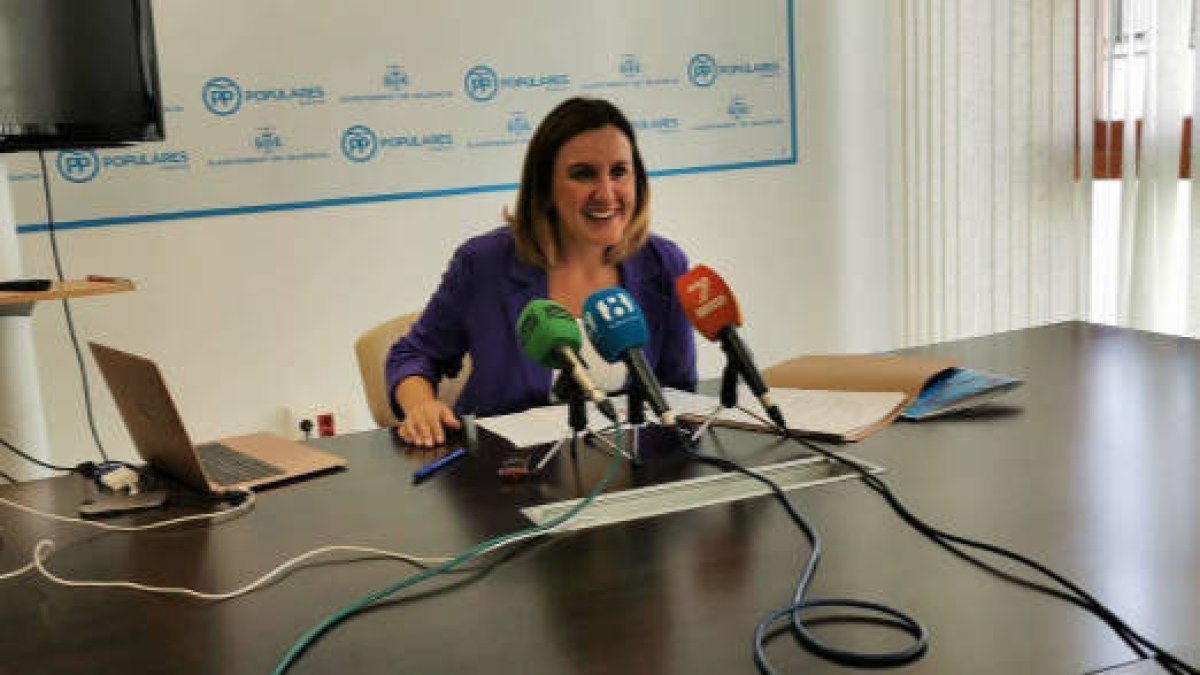 La portavoz del PPCV en el Ayuntamiento de Valencia, Mª José Catalá.
