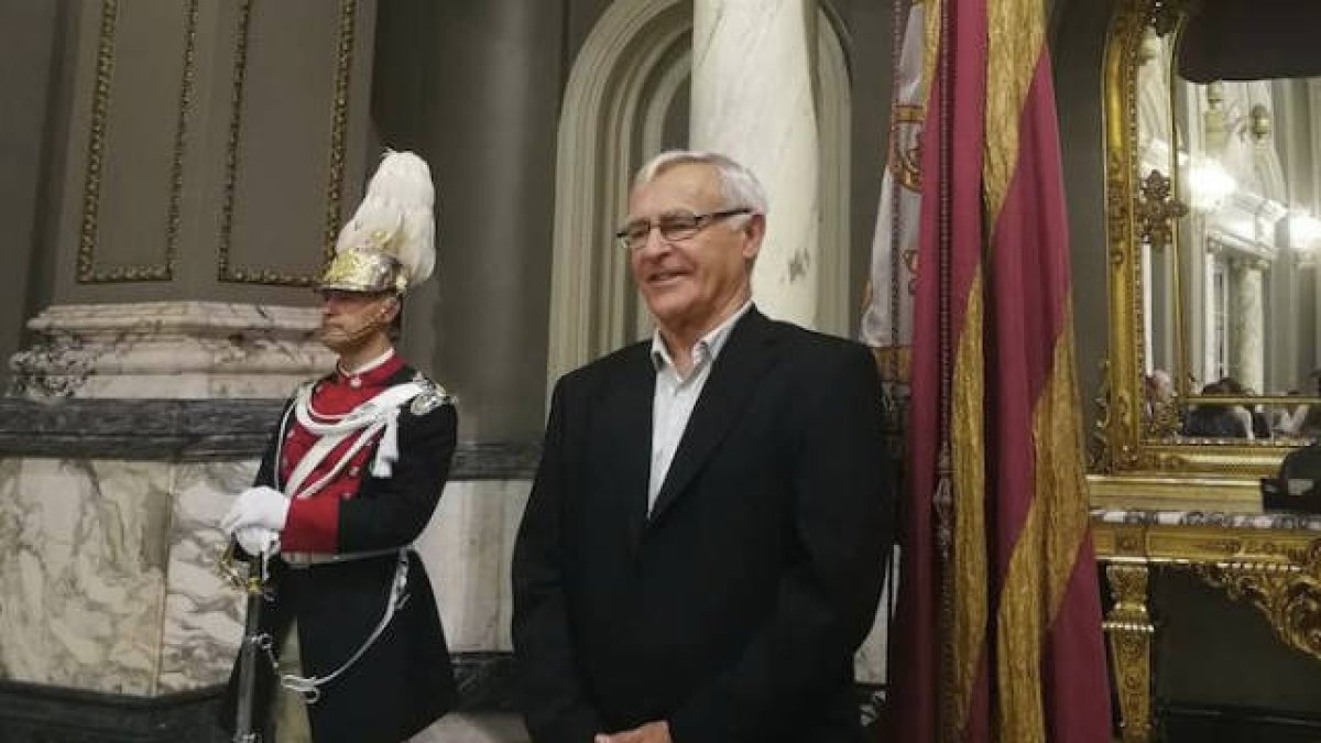 Joan Ribó en el Ayuntamiento de Valencia