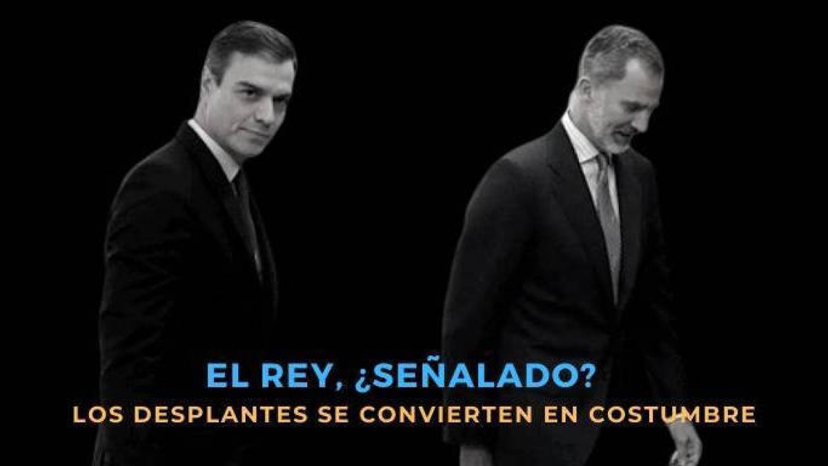 Los más clamorosos desprecios de Sánchez al Rey en un año de acoso a la Corona