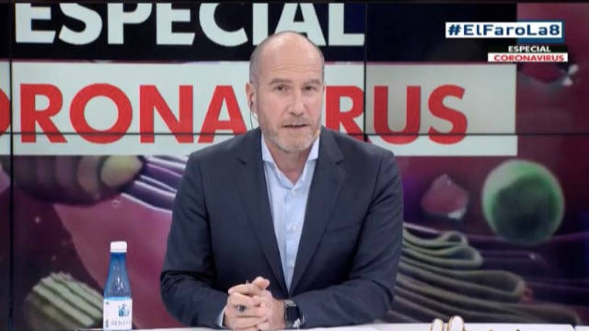 Luis Motes en el programa El Faro