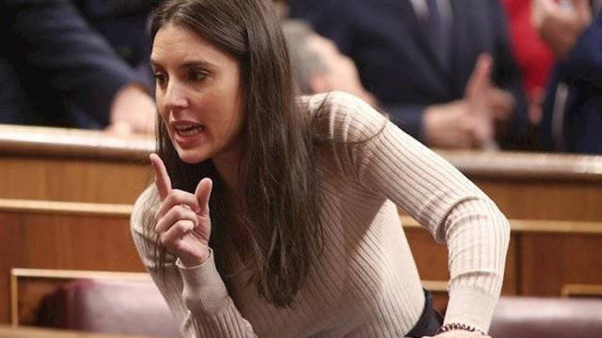 La ministra de Igualdad, Irene Montero