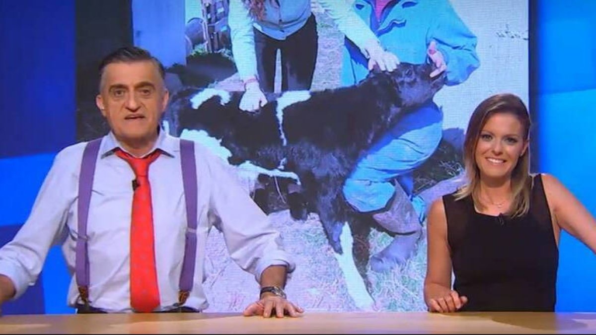 El Gran Wyoming y Andrea Ropero en