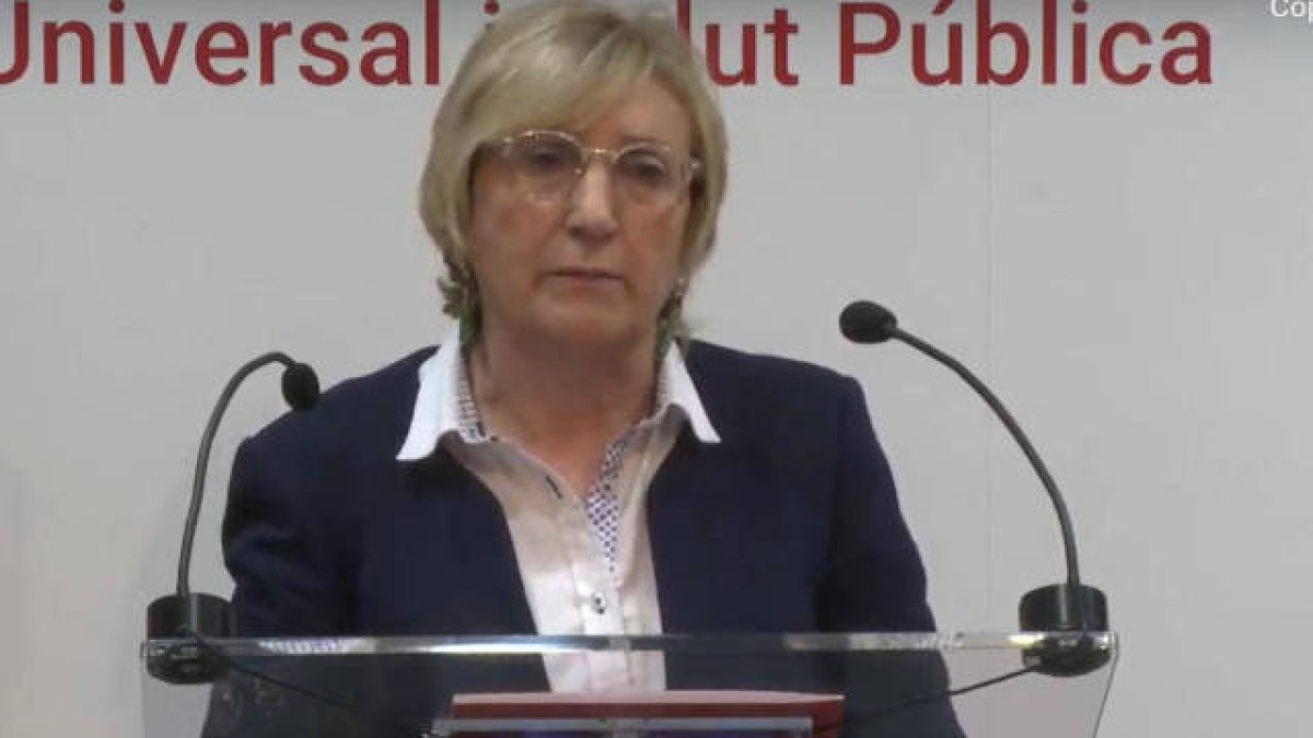 Ana Barceló, consellera de Sanidad