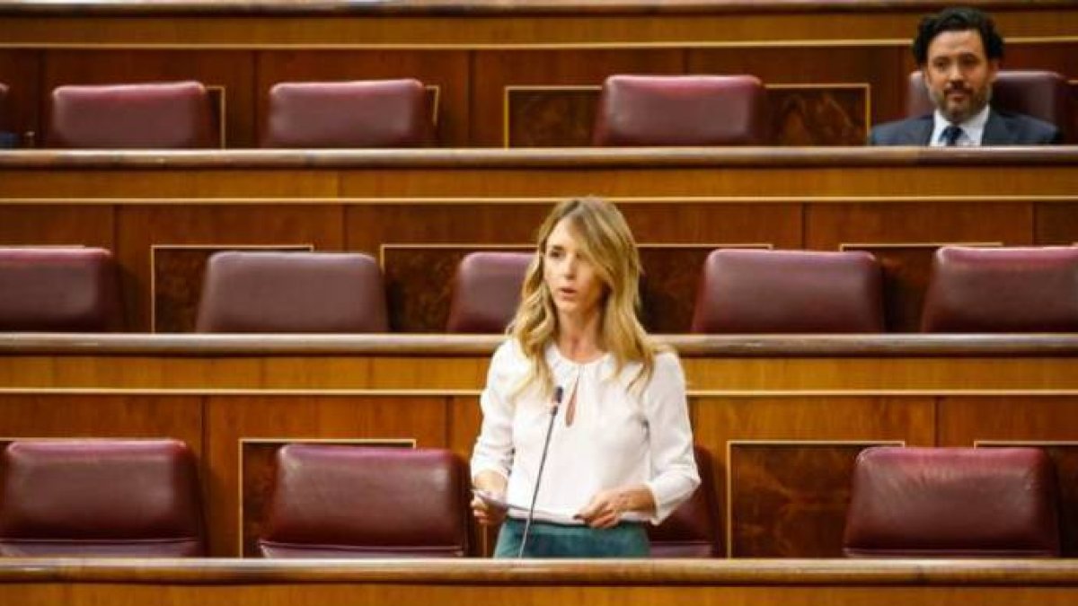 Cayetana Álvarez de Toledo, este miércoles en el Congreso.