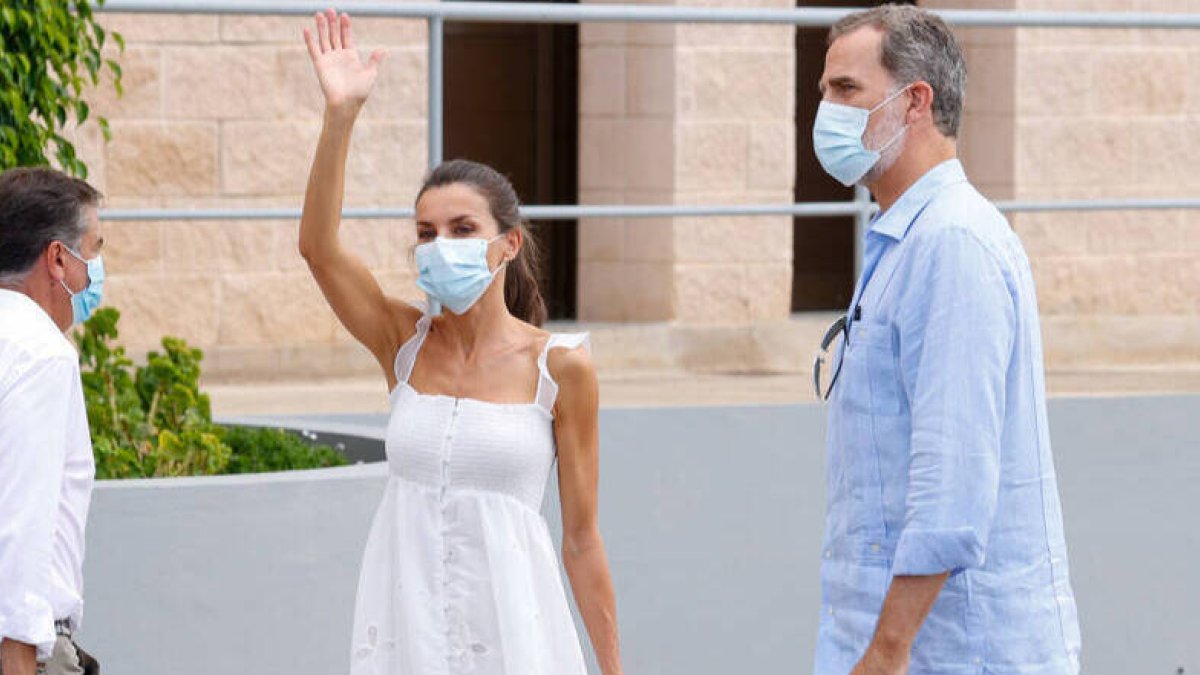 Los Reyes Felipe y Letizia en Menorca.