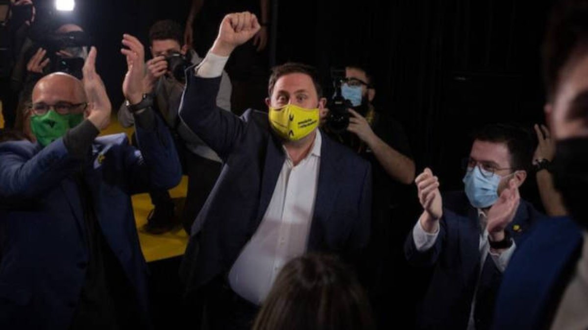 Junqueras, el día que salió de prisión para dar mítines