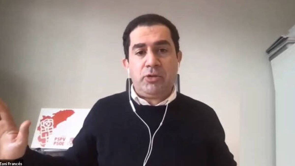 Toni Francés, Alcalde de Alcoy, diputado provincial y portavoz del PSPV en la Diputación de Alicante