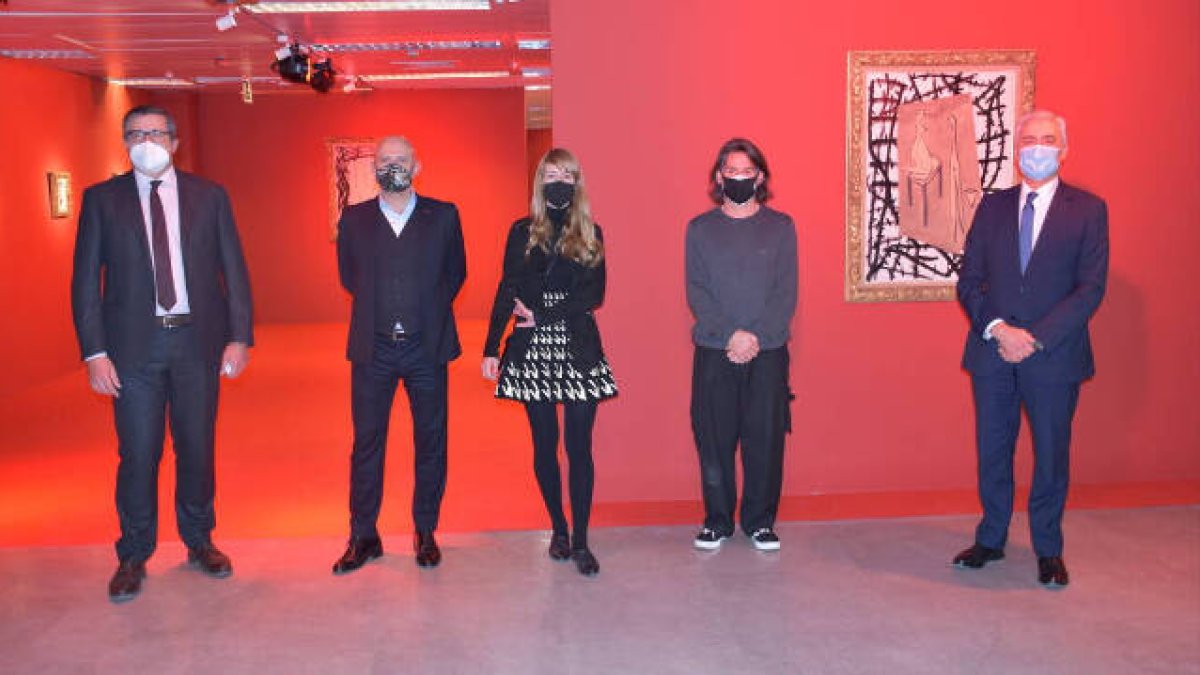 Inauguración de la exposición Bigas Luna en El Corte Inglés de Colón.