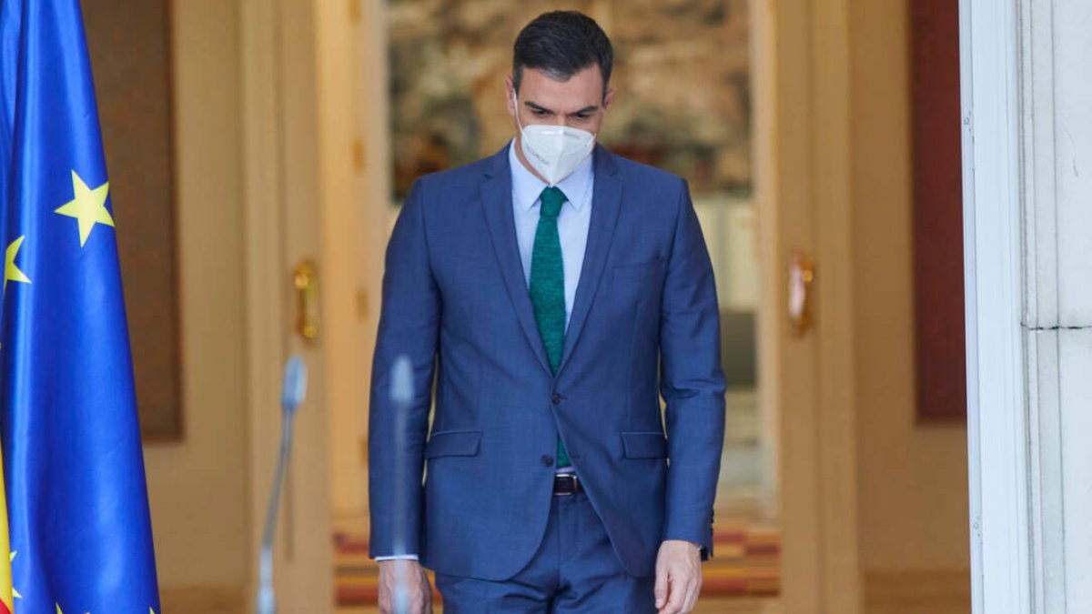 El presidente del Gobierno, Pedro Sánchez