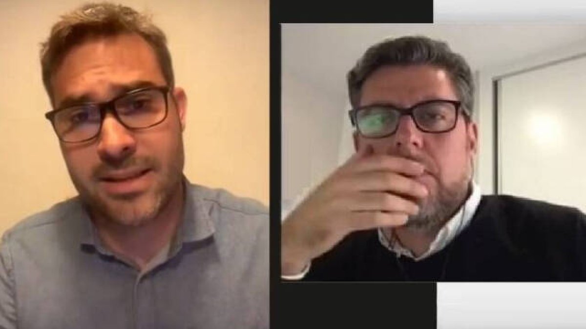 Gerard Fullana (Compromís) y Javier Gutiérrez (Cs), diputados provinciales de Alicante