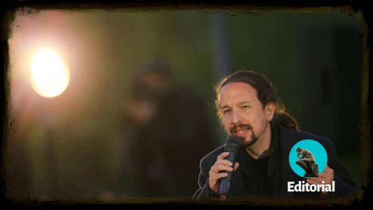 Pablo Iglesias, en el cierre de campaña