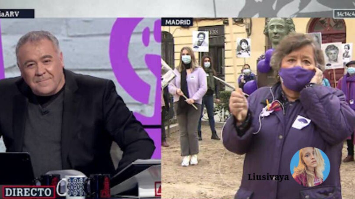 Cristina Almeida ante Antonio García Ferreras.