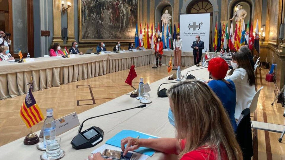 El Consejo Interterritorial celebrado este miércoles en el Senado.