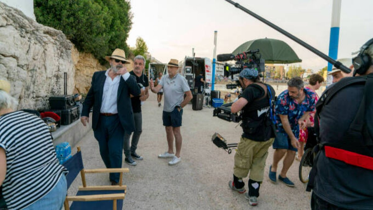 Rodaje de la película en Peñíscola