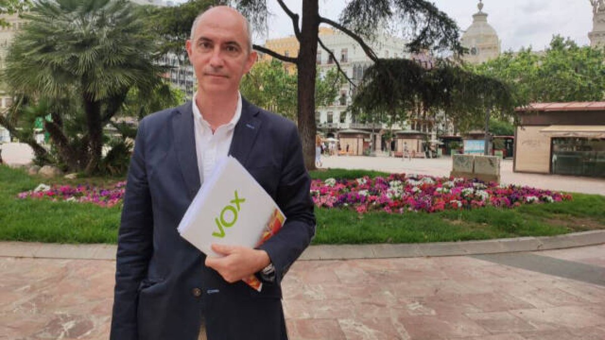 José Gosálbez, portavoz de Vox en el Ayuntamiento de Valencia.