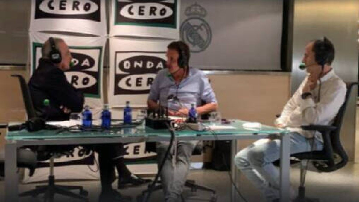 Florentino Pérez y José Ramón de la Morena en Onda Cero.