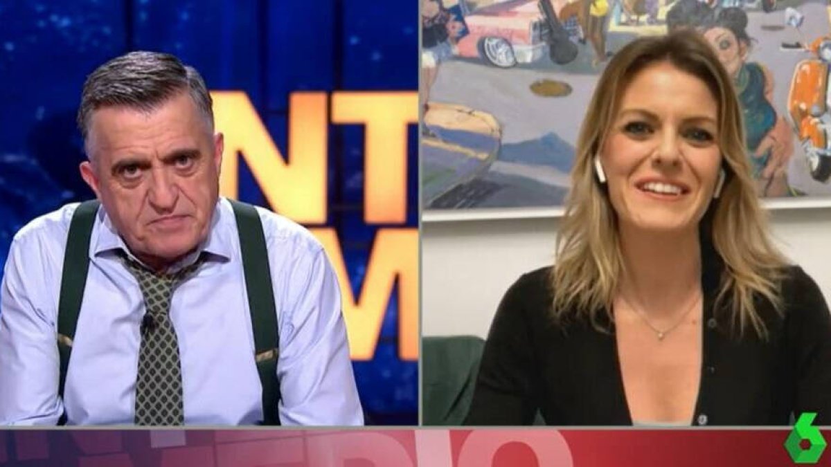 El Gran Wyoming y Andrea Ropero