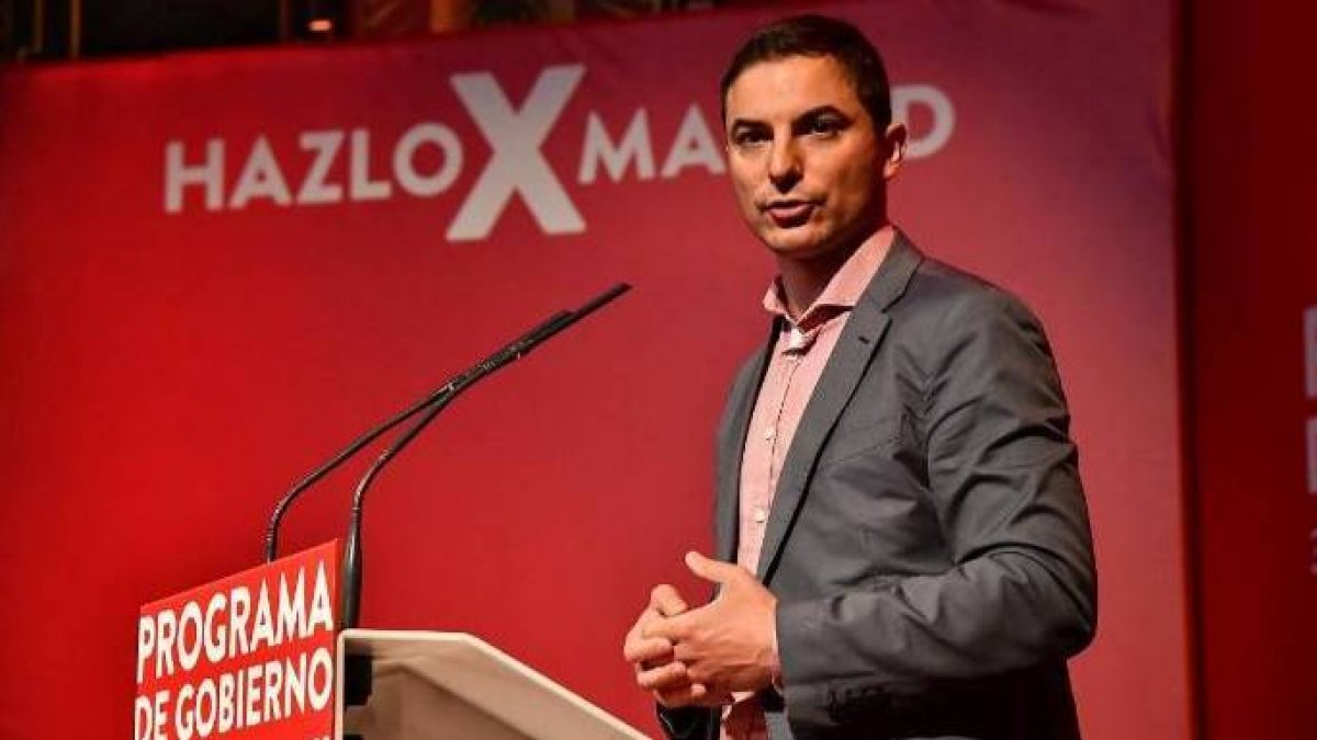 El líder del PSOE de Madrid, Juan Lobato.