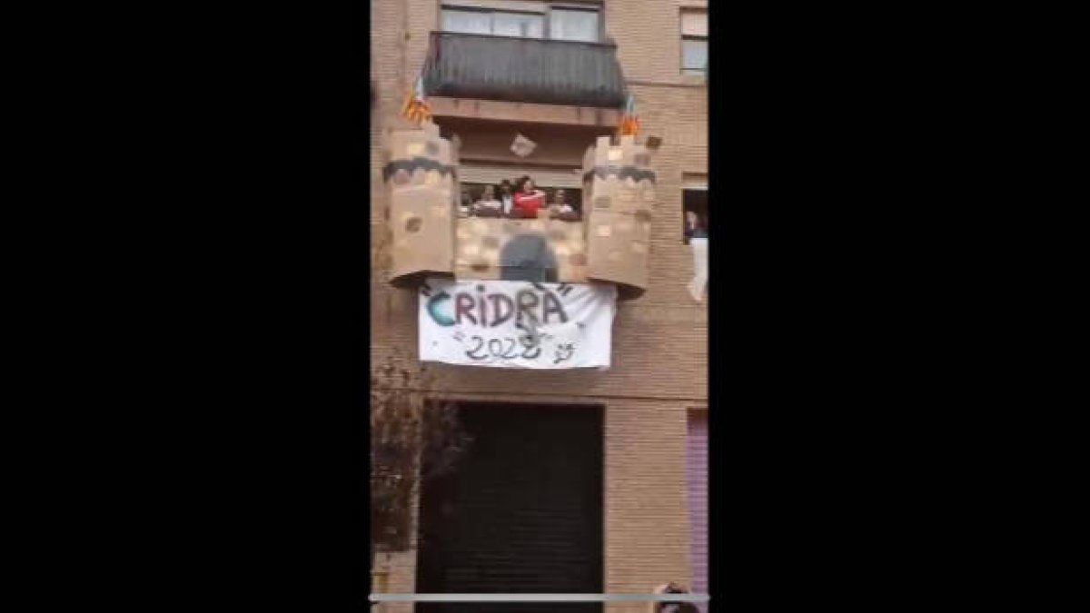 Recreación de la Crida de la Falla Andrés Piles-Salvador Tuset