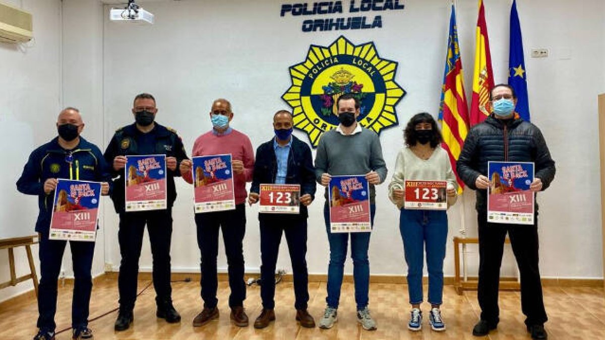 Un momento de la presentación de esta tradicional prueba deportiva