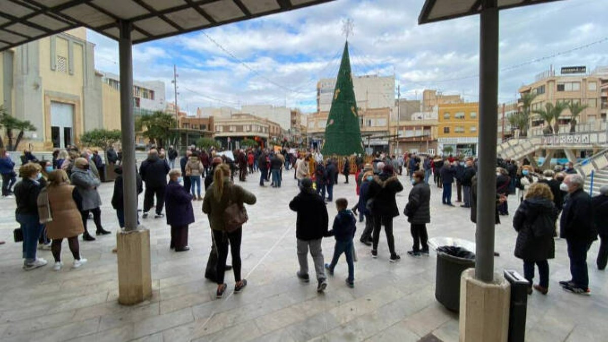 Imágenes de la manifestación en Guardamar (Alicante)