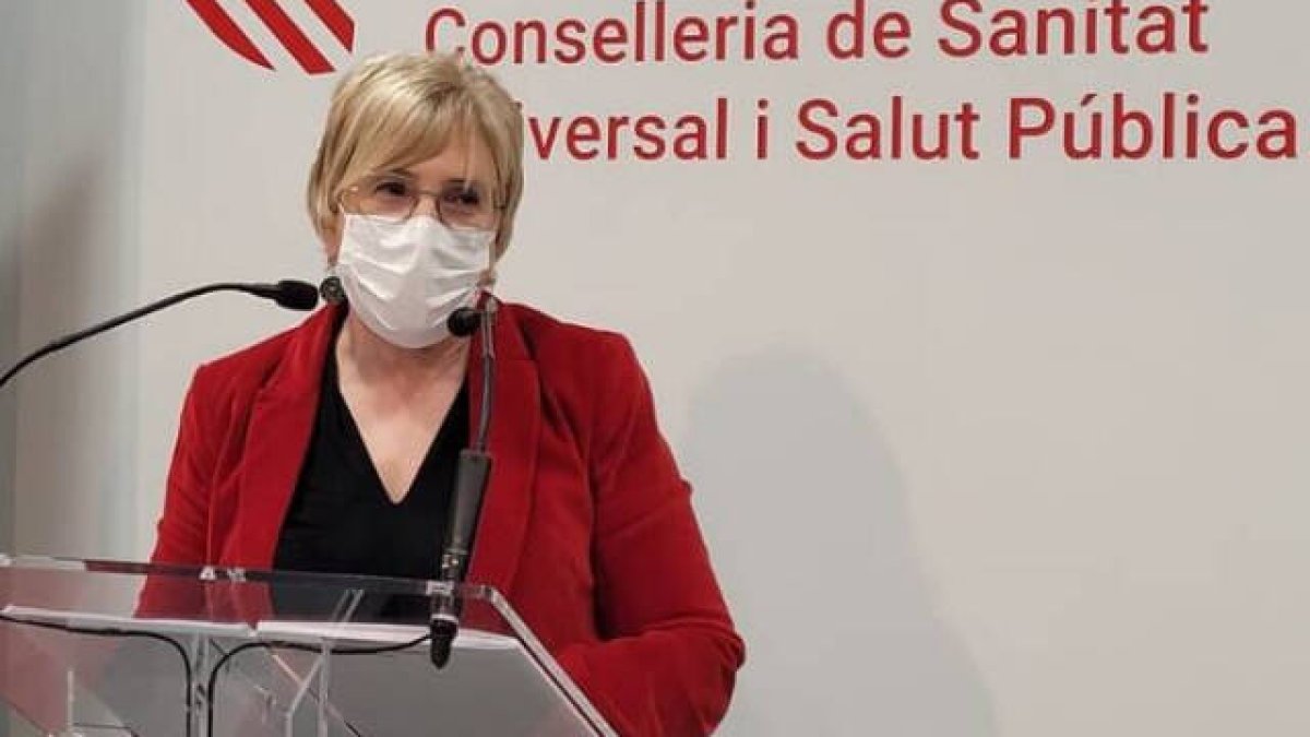Ana Barceló, consellera de Sanidad y Salud Pública
