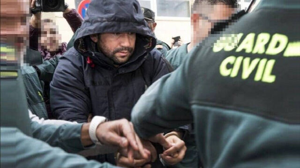 Jorge Ignacio P.J. en su traslado a prisión en noviembre de 2020