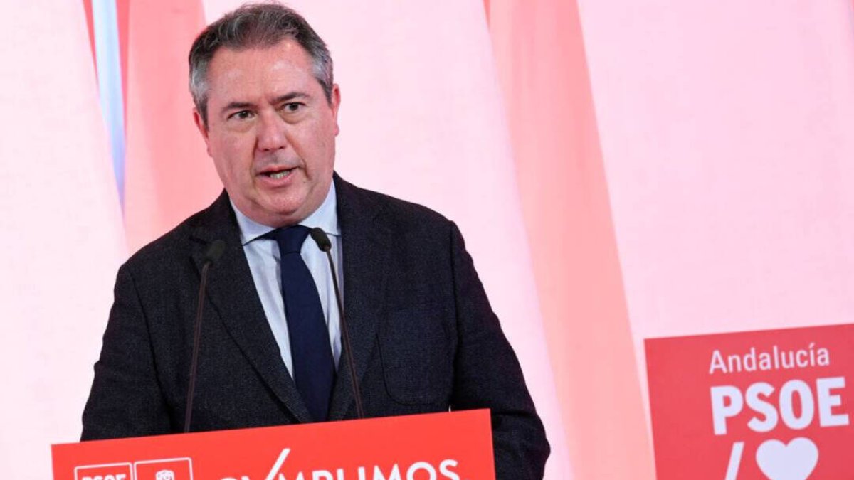 El secretario general del PSOE-A, Juan Espadas