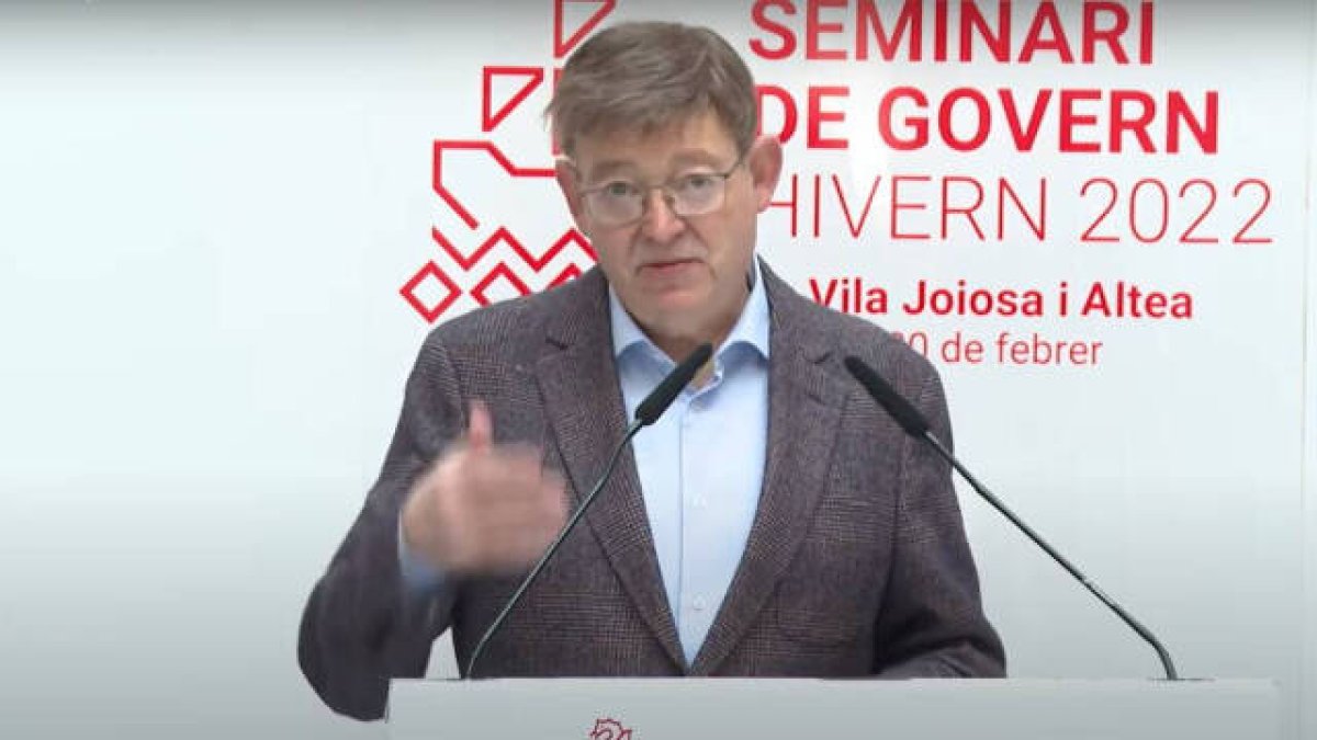 Ximo Puig, presidente de la Generalitat Valenciana