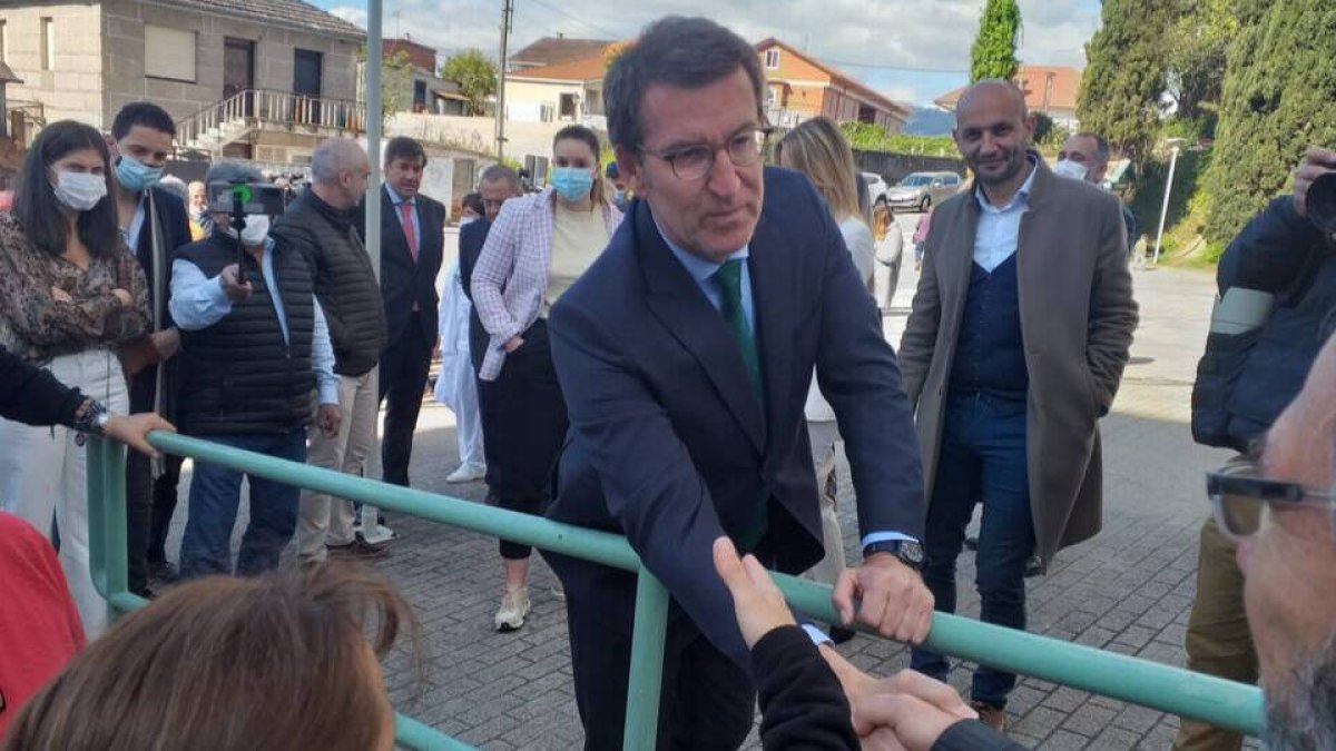 El líder del PP, Alberto Núñez Feijóo