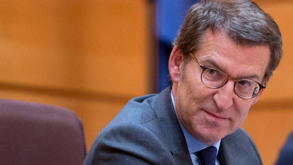 El presidente del PP, Alberto Núñez Feijóo