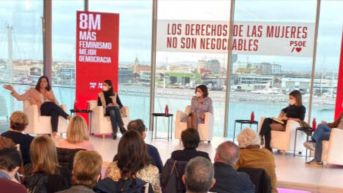 La ministra de Justicia, Pilar Llop, en un acto del PSPV