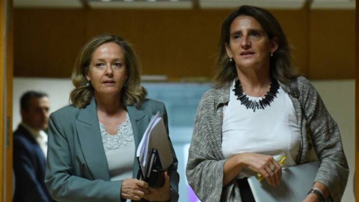Nadia Calviño y Teresa Ribera