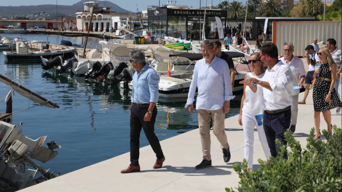 El presidente de la Generalitat, Ximo Puig, en Jávea.
