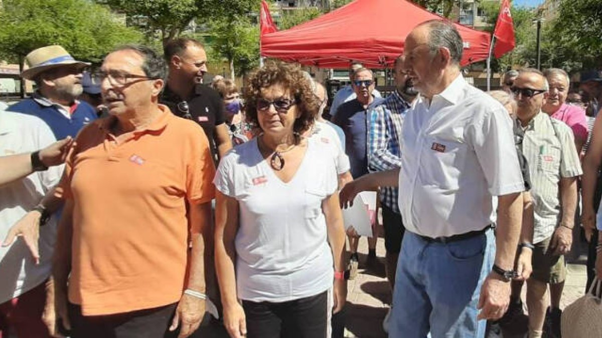 Ángel Franco, Josefina Bueno y Miguel Millana