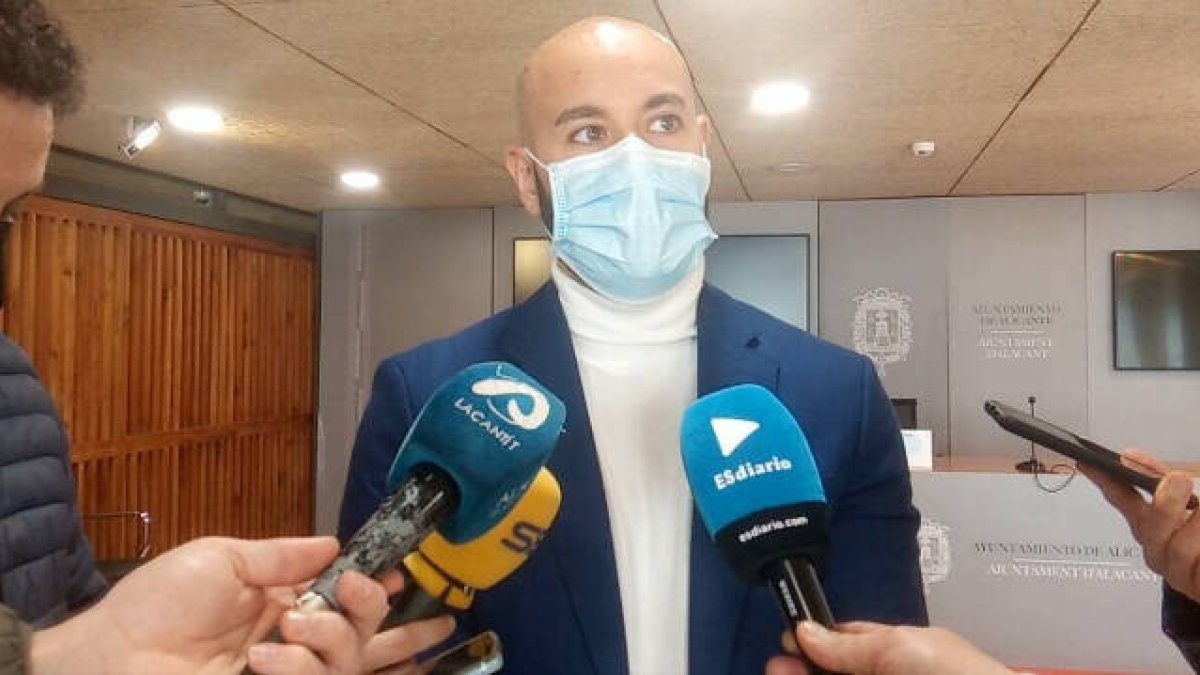 Xavi López, portavoz de Unidas-Podemos-EUPV en Alicante